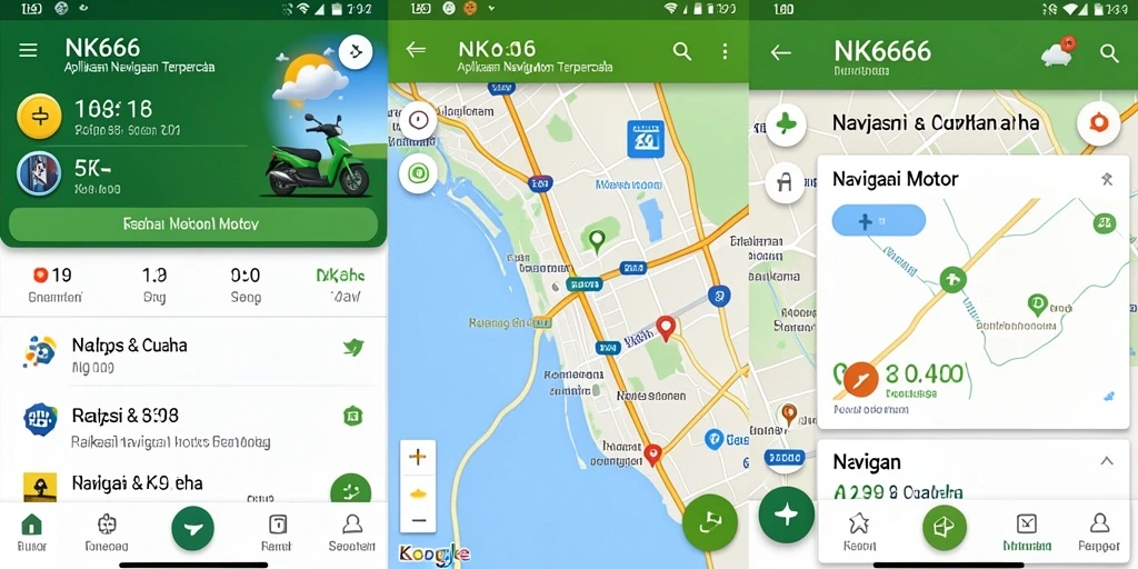 Antarmuka user-friendly NK666 untuk Navigasi Motor.