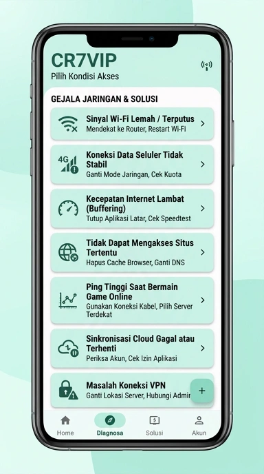 Tampilan link alternatif cr7vip